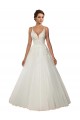 Sleeveless Spaghetti Straps Tulle & Lace Ball Gown Boho Wedding Dress Brisbane