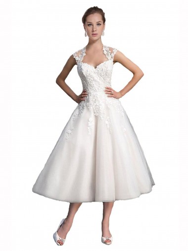 Sleeveless Sweetheart Tulle & Lace A-Line Beach Wedding Dress Brisbane