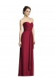 Sleeveless Burgundy Sweetheart Soft Chiffon A-Line Formal Dress / Bridesmaid Dress Brisbane