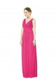 Sleeveless V-Neck Open Back Soft Chiffon A-Line Bridesmaid Dress Brisbane