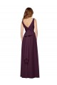 Sleeveless V-Neck Chiffon A-Line Evening Gowns / Bridesmaid Dresses Brisbane