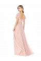 Cap Sleeves Square Neck Soft Chiffon A-Line Formal Dress / Bridesmaid Dress Brisbane