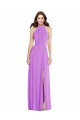 Sleeveless Halter Neck Backless Soft Chiffon A-Line Formal Evening Gown / Bridesmaid Dress Brisbane