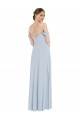 Flounce Sleeves Off the Shoulder Soft Chiffon A-Line Semi Formal Evening Dress / Bridesmaid Dress Brisbane