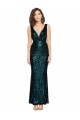 Sleeveless V-Neck Sequin Mermaid Bridesmaid Dress / Evening Dress Brisbane