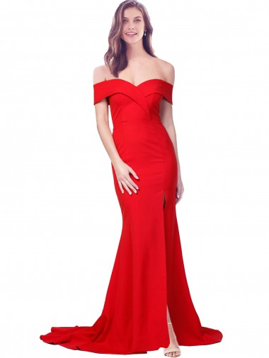 Sleeveless Sweetheart Stretch Crepe Mermaid Bridesmaid Dress / Evening Dress Brisbane