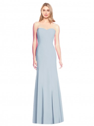 Sleeveless Sweetheart Low Back Stretch Crepe Trumpet Formal Dress / Bridesmaid Dress Brisbane